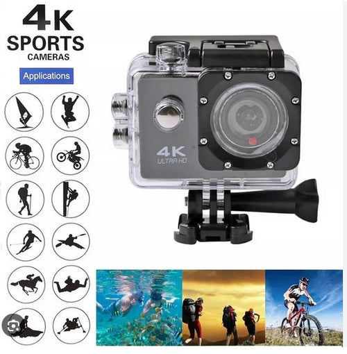 Camara deportiva 4k Sports PACK 2UN